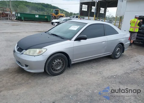 2004 Honda Civic Lx из США, поврежденный, VIN 1HGEM22594L011230
